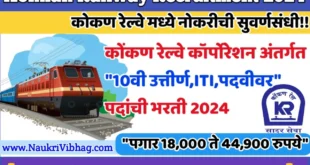 Konkan Railway Recruitment 2024 notification PDF