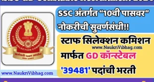 SSC GD Constable Recruitment 2024 notification pdf