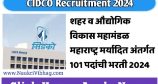 CIDCO Recruitment 2024 Apply Online