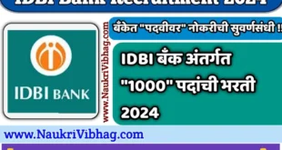 IDBI Bank Recruitment 2024